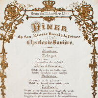 Karl von Bayern - Dinner - 23.1.1862