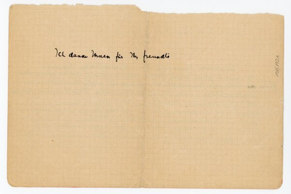 Telegrammentwurf von Max Reinhardt an Firmin Gémier - 8.1922