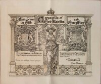 Einladung zur Krönung von George V. u. Mary an Baron...