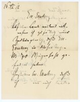 Brief von Leo Samberger an Exzellenz [Hippolyt Graf von...