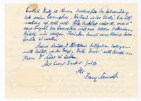 Prof. Franz Arnold an Karl Borromäus Glock - 7.4.1949