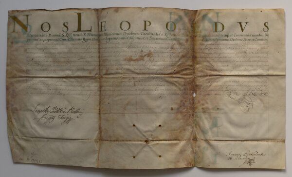Leopold I. - Urkunde - um 1700