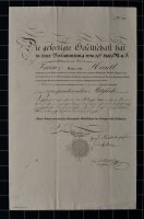 Franz Ritter v. Heintl den jüngern - Aufnahmeurkunde...