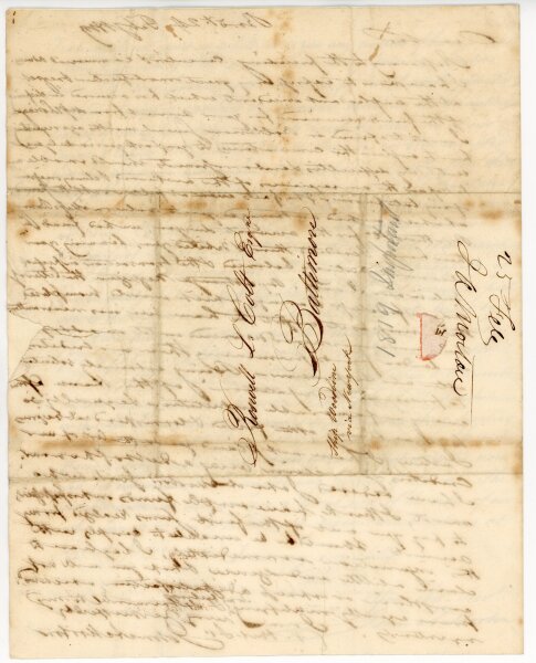John Archer Morton Brief an Roswell Lyman Colt - 15.+22.+24.2.1819