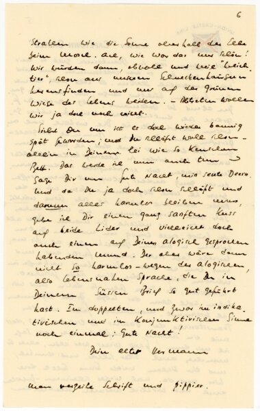 Hermann Brief an Lotti (Liebesbrief) - 20.9.1955