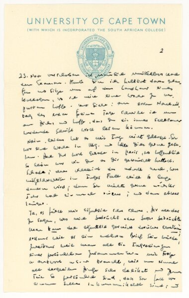 Hermann Brief an Lotti (Liebesbrief) - 24.10.1951