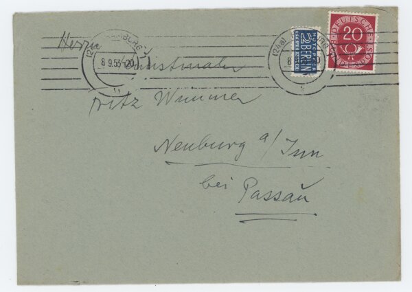 Ernst Eitner - Brief - 07.09.1953