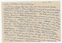 Ernst Eitner - Brief - 16.03.1952