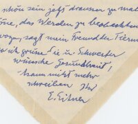 Ernst Eitner - Brief - Anfang April 1954
