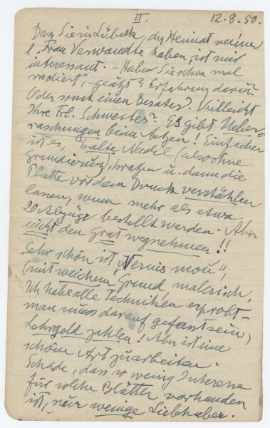 Ernst Eitner - Brief - 12.08.1950