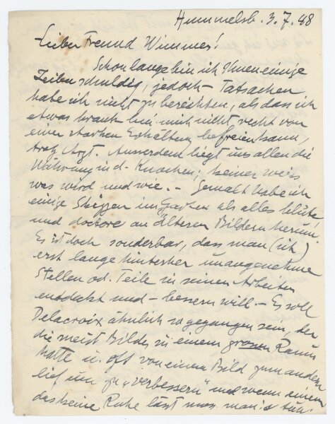 Ernst Eitner - Brief - 03.07.1948