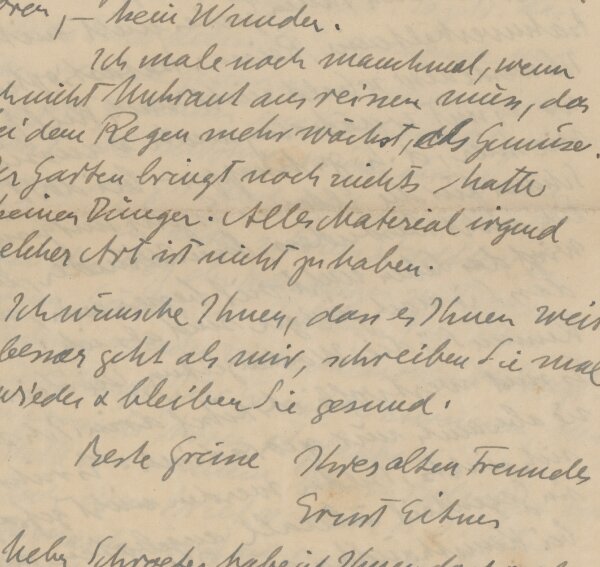 Ernst Eitner - Brief - 01.06.1946