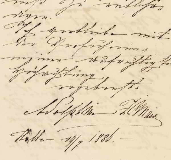 Adolfina Zimajer - Brief - 19.07.1886