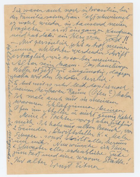Ernst Eitner - Brief - 27.11.1951