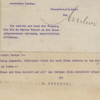 Autograph Eduard Arnhold Mäzen signiert mit...
