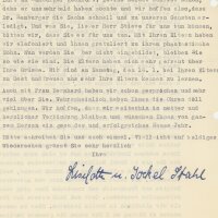 Liselotte Köster - Reisebericht und Dank - 14.01.1954