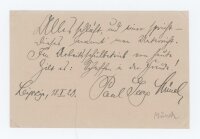 Paul Georg Münch - Autograph - 18.02.1923