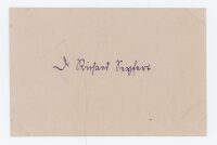 Richard Seyfert - Autograph - um 1923