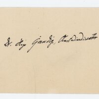 Hugo Gaudig - Autograph - um 1923