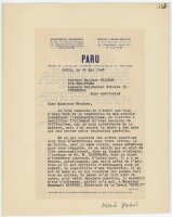 Aimé Patri - Brief - 26.05.1948