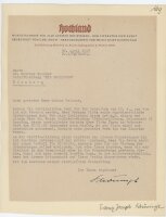 Franz Josef Schöningh - Brief - 30.04.1947