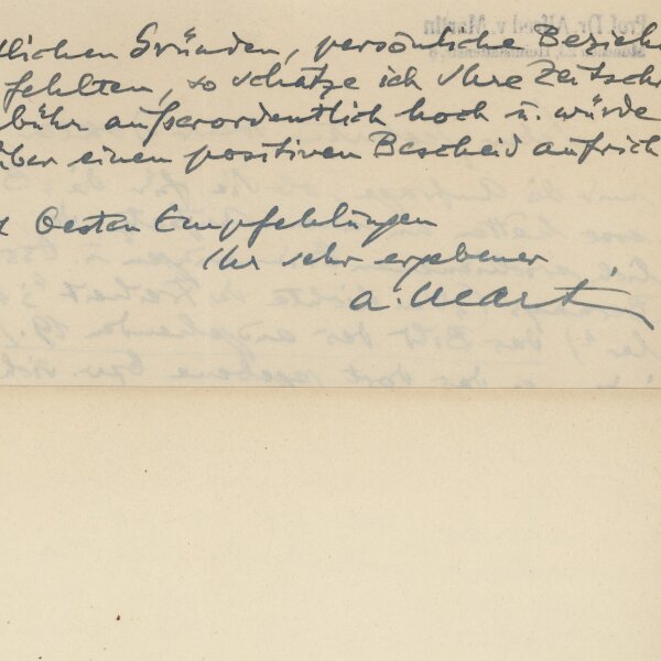 Alfred von Martin - Brief - 13.04.1949