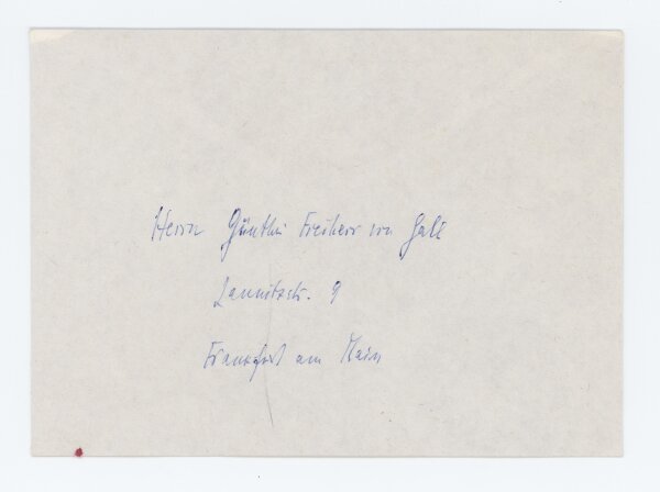 Wolfgang Stresemann - Brief - 02.01.1980