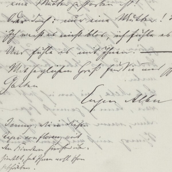 Eugen Albu - Brief - 20.05.1909