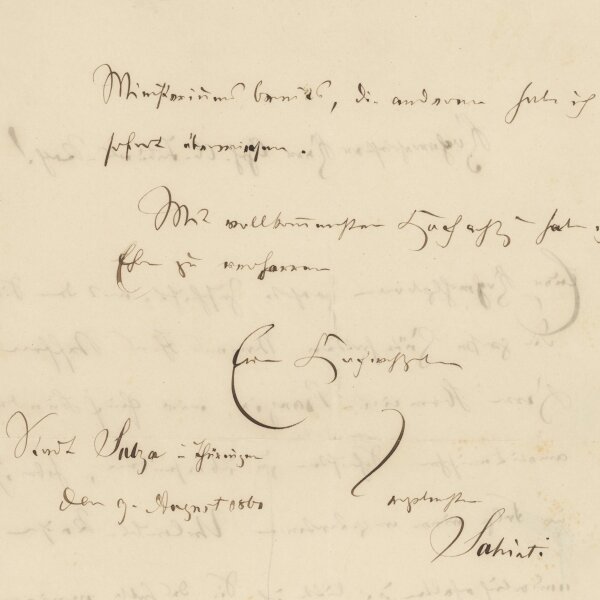 Carl von Salviati - Brief - 09.08.1860