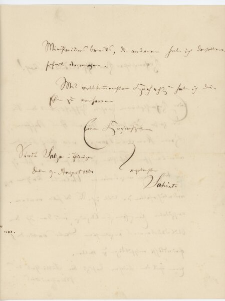 Carl von Salviati - Brief - 09.08.1860