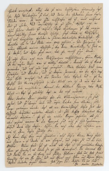 Barthold Georg Niebuhr - Eigenhänd. Brief m. U. - 12.April 1826