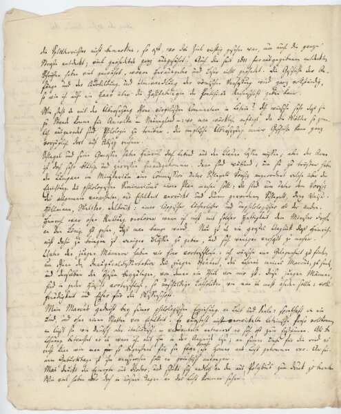 Barthold Georg Niebuhr - Eigenhänd. Brief m. U. - 20. Februar 1826