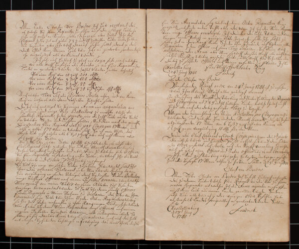 Friedrich II., König von Preußen - Abschrift Briefwechsel - 18. Jh.