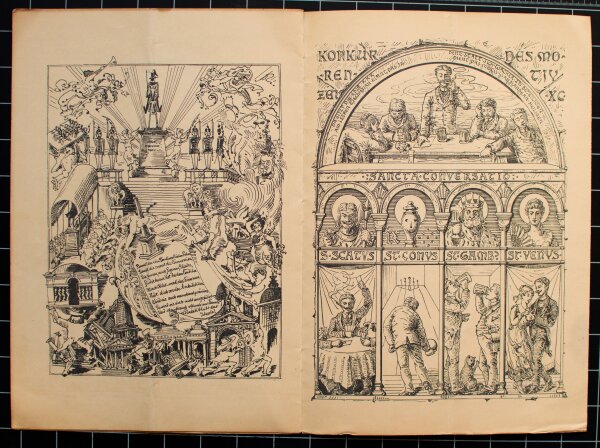 Akademischer Verein Motiv Berlin - Einladung - 6. Dezember 1890