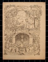 Akademischer Verein Motiv Berlin - Faltblatt - um 1890