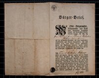 Johann Stephan Gottfried Büsching - Bürgerbrief...