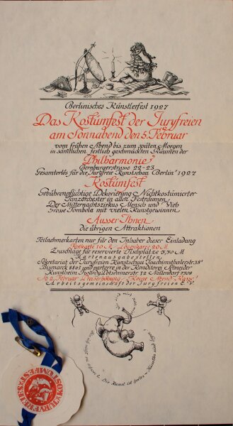Die Juryfreien - Einladung - 5. Februar 1927