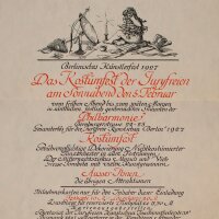 Die Juryfreien - Einladung - 5. Februar 1927