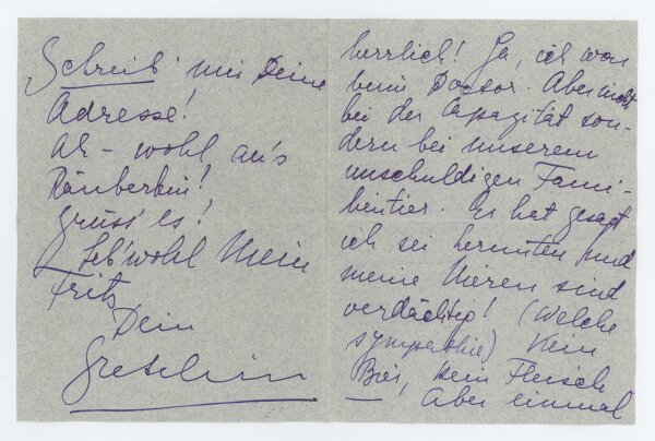 Grete Gulbransson - Brief - 13.08.1907