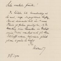 Heinrich Otto Wieland - Brief - 07.05.1900