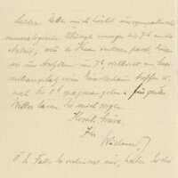 Heinrich Otto Wieland - Brief - 27.04.1900