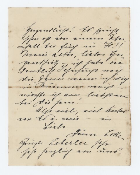 Clara Lotte von Marcard-Cucuel - Brief - Sommer 1914
