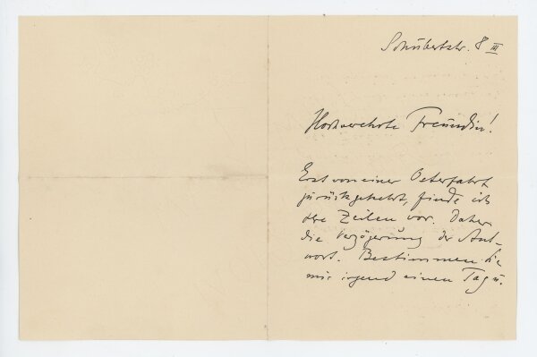 Fritz Erler - Brief - undatiert
