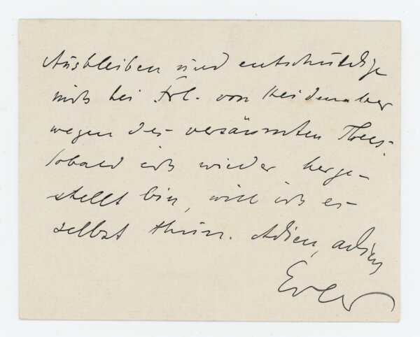 Fritz Erler - Brief - 04.03.1901