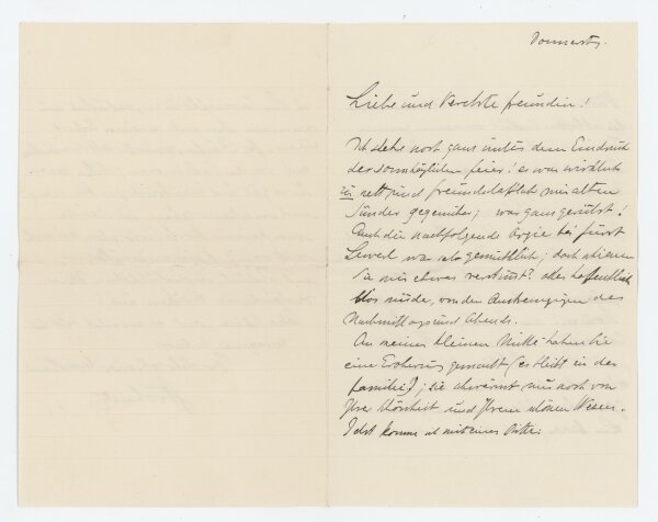Fritz Strobentz - Brief - 12. März 1910