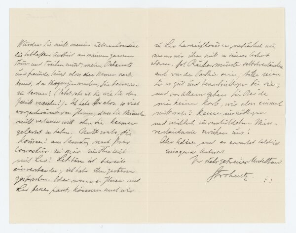 Fritz Strobentz - Brief - 12. März 1910