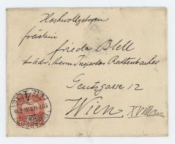 Fritz Strobentz - Brief - 20. Februar 1907