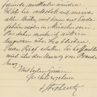 Fritz Strobentz - Brief - 30. Januar 1907