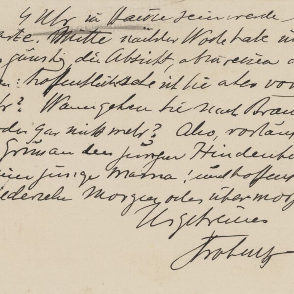 Fritz Strobentz - Postkarte - um 1916