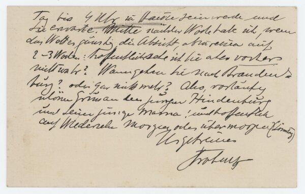 Fritz Strobentz - Postkarte - um 1916